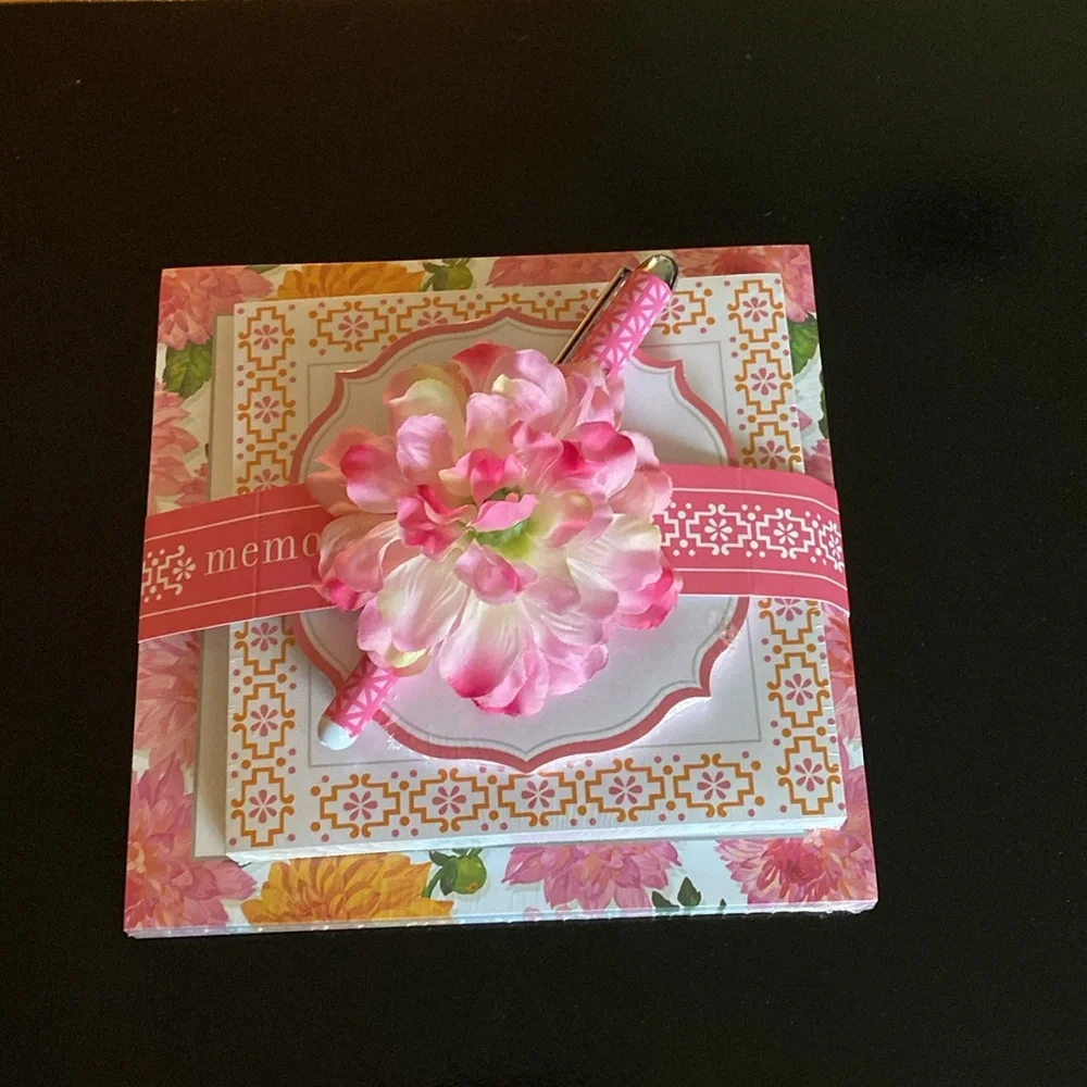 Pink Floral Hallmark Notebooks and Journal NWT